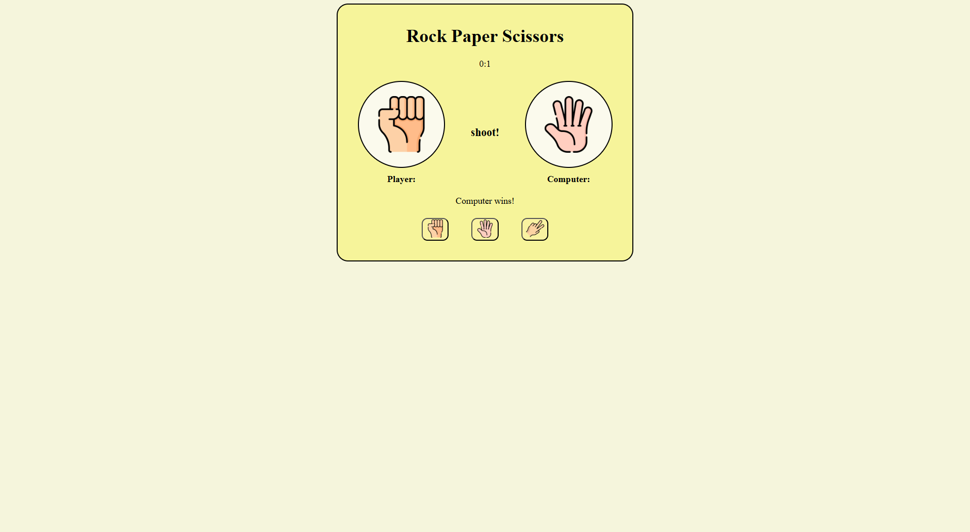 Rock Paper Scissors preview